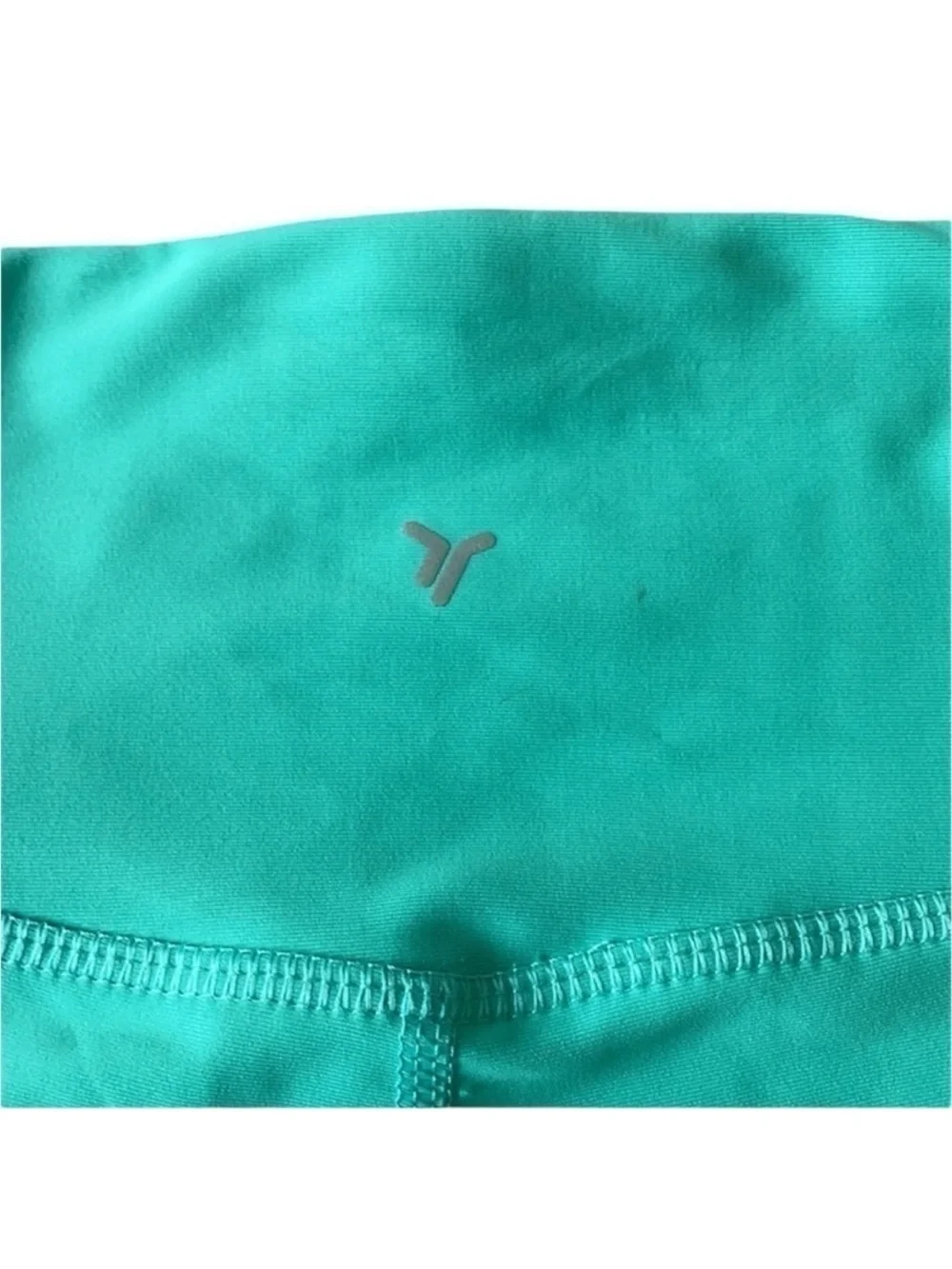 OLD NAVY Girls' Active Powersoft GoDry High Rise Turquoise Athletic Leggings - Picture 5 of 6